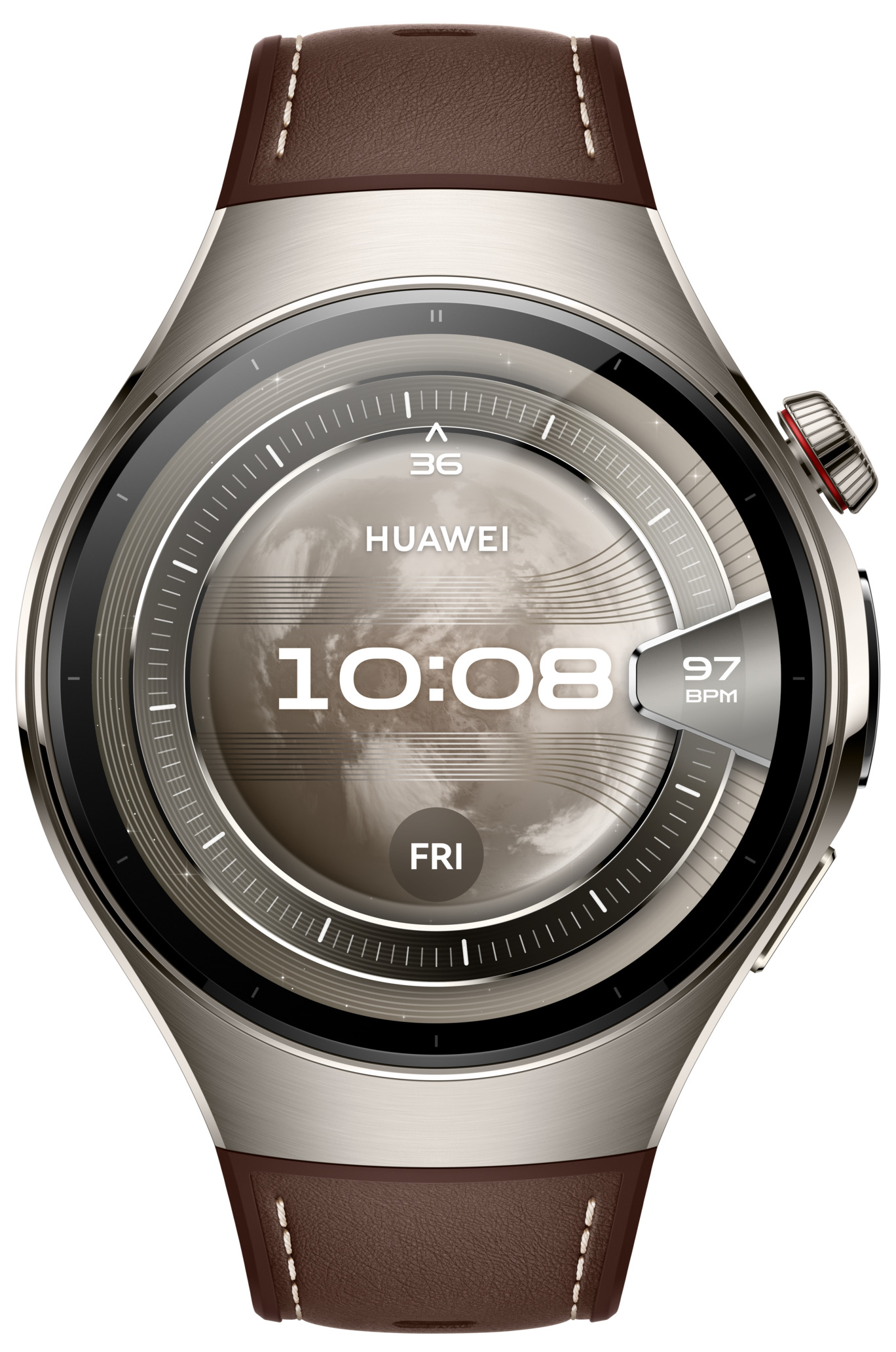 Ceas inteligent  Huawei - Watch 5, 46 mm, 1.5'', Jupiter Brown