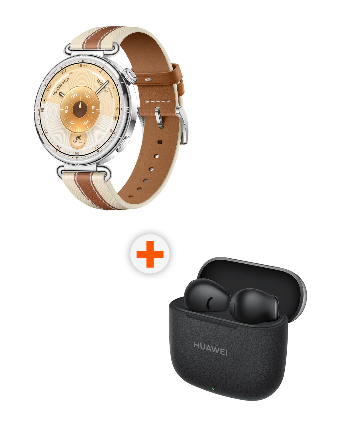 Smartwatch Huawei - Watch GT6, 1.32'', 41 mm, Brown Woven