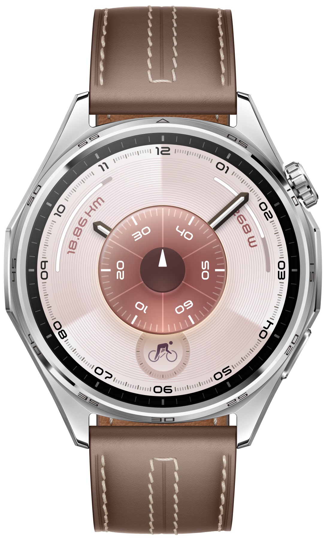 Ceas inteligent Huawei - Watch GT6, 1.47'', 46 mm, Grey Leather