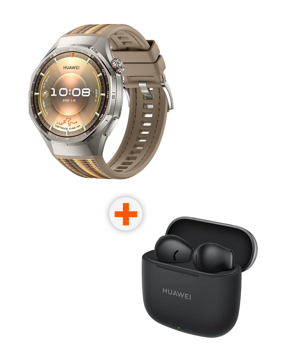 Ceas inteligent  Huawei - Watch GT6 Pro, 1.47'', 46 mm, Brown Woven