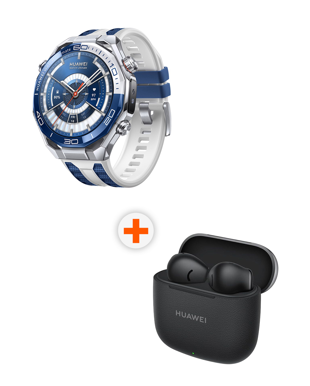 Ceas inteligent  Huawei - Watch Ultimate 2, 1.5'', 47.8 mm, Blue