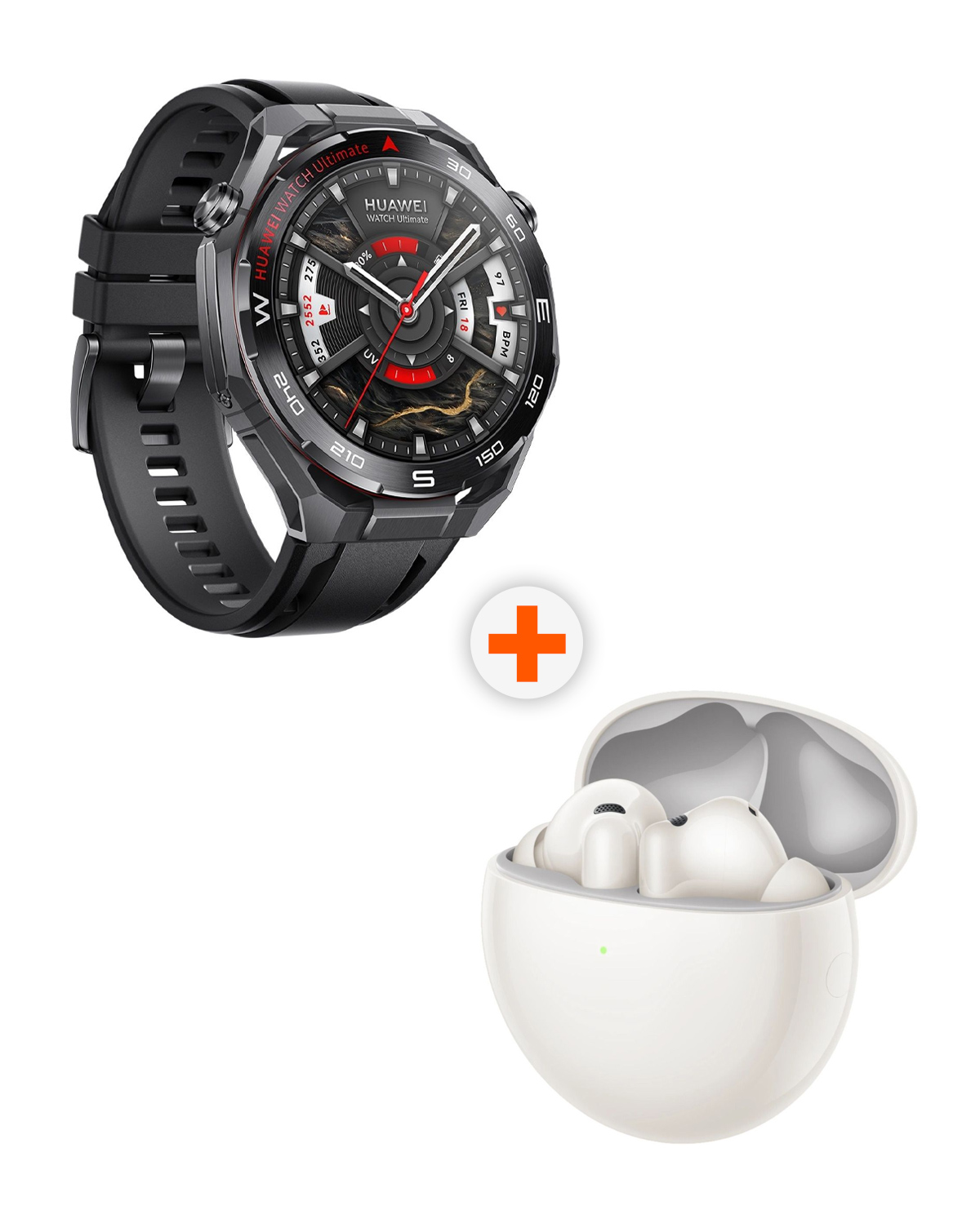 Smartwatch Huawei - Watch Ultimate 2, 1.5'', 48.5 mm, Black