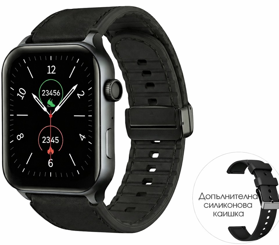 Smartwatch Riversong - Motive 9E, 2.01'', Black Velour