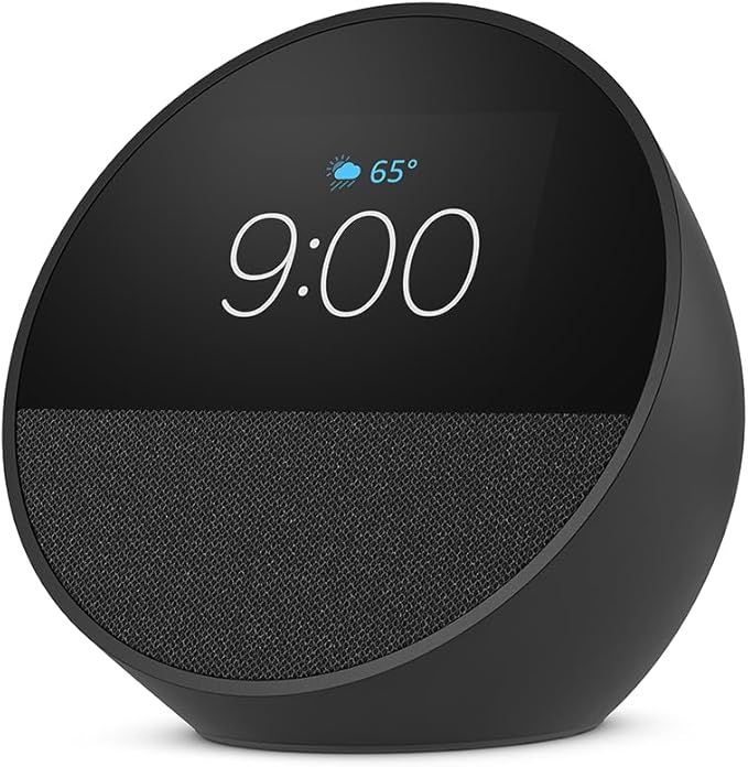 Boxă smart Amazon - Echo Spot, negru | Ozone.ro