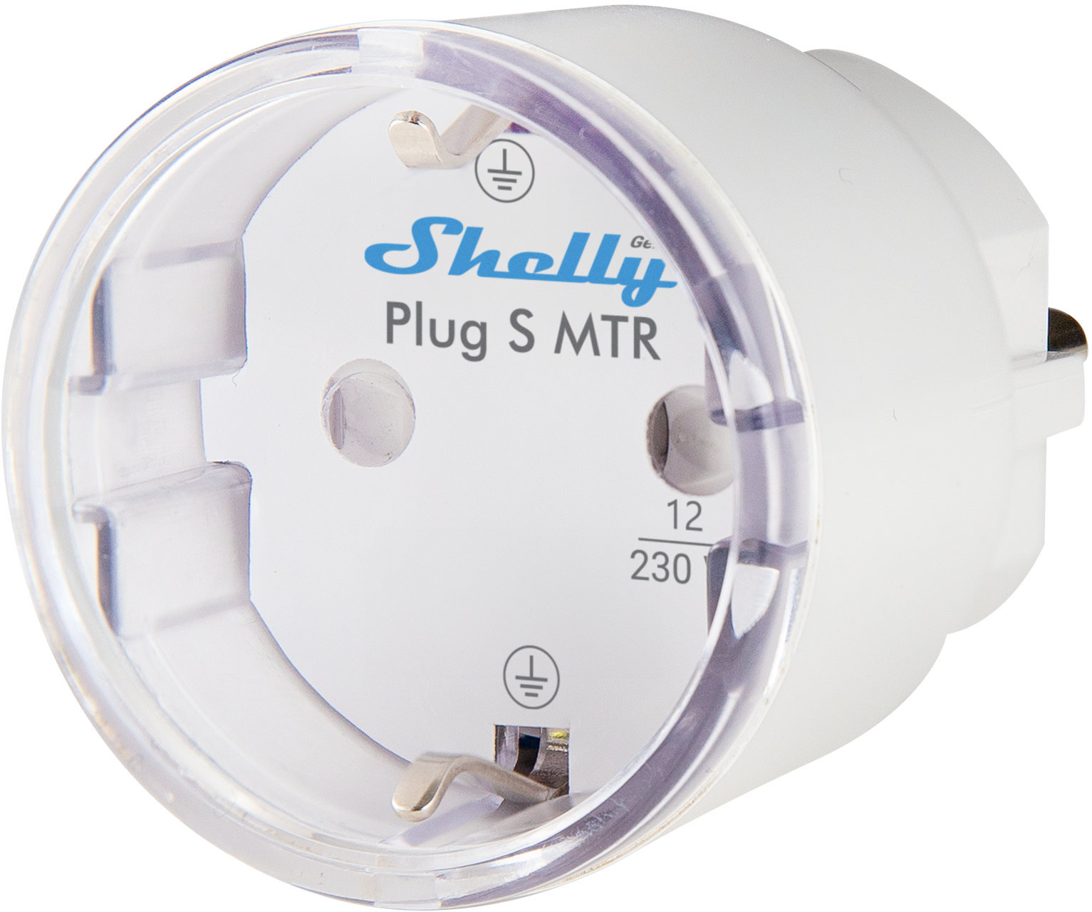 Priză inteligentă Shelly - Plug S Gen3, Wi-Fi, Matter, alb