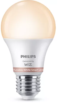 Bec inteligent Philips - WiZ LED A60, 8W, E27, mat, dimabil