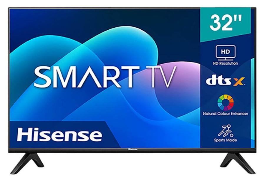 Televizor smart Hisense - 32A4Q, 32'', DLED, HDR, HD, 2x 6W, Dolby audio, DTS Virtual X, negru