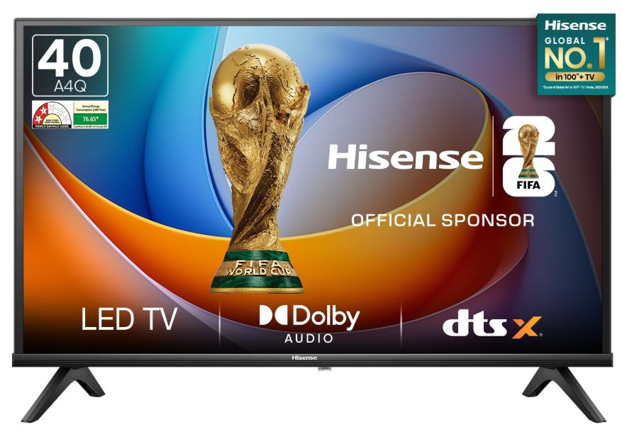Televizor smart Hisense - 40A4Q, 40'', 2К FHD, DLED, HDR10, 60Hz, DTS Virtual X, negru