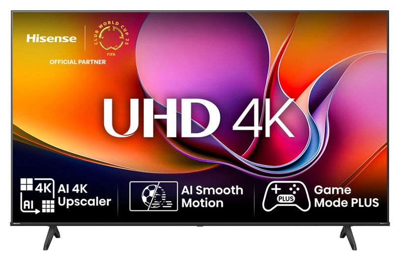 Televizor smart Hisense - 50A6Q, 50'', DLED, UHD 4К, negru