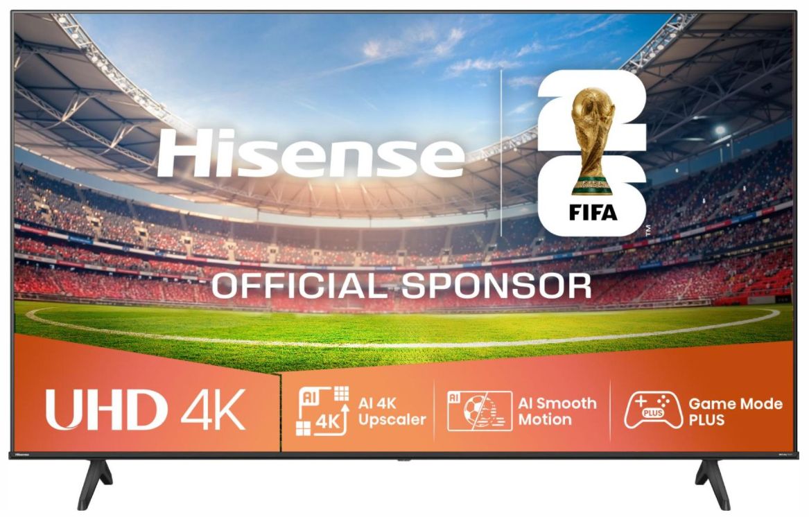 Televizor smart Hisense - 55A6Q, 55'', DLED, UHD 4K AI, HDR10+, DTS Virtual X 2x10W, negru