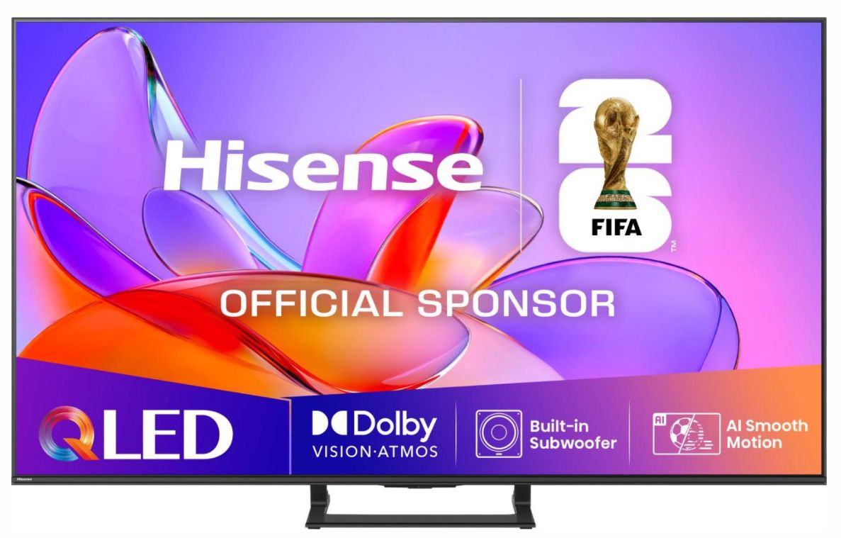 Televizor smart Hisense - 55A7Q, 55'', QLED. 4K, HDR10+, Dolby Vision-Atmos, negru