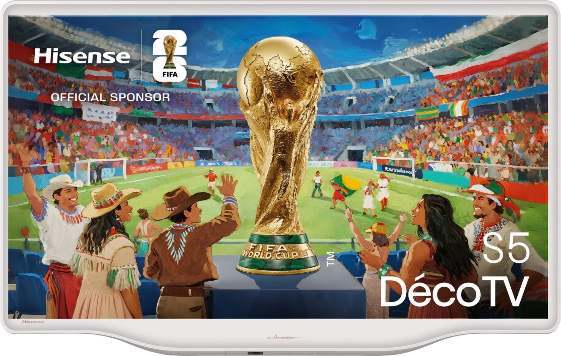 Televizor smart Hisense - 32S5Q, 32'', QLED, 2К FHD, 2x8W Dolby Atmos, Morandi White, alb