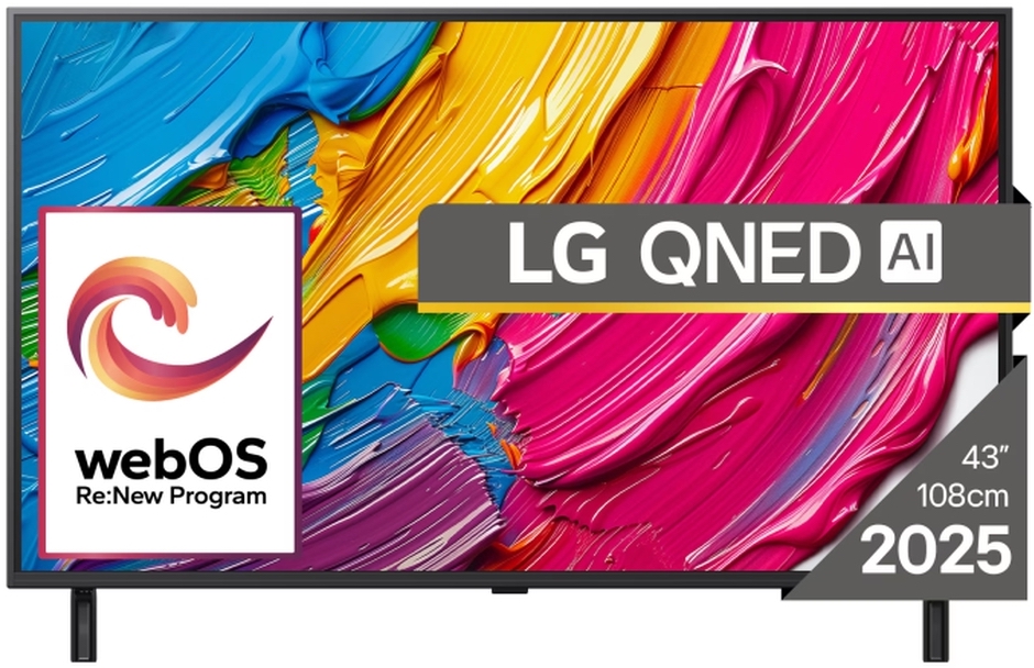 Smart TV LG - 43QNED80A3A, 43'', QNED, 4K, negru