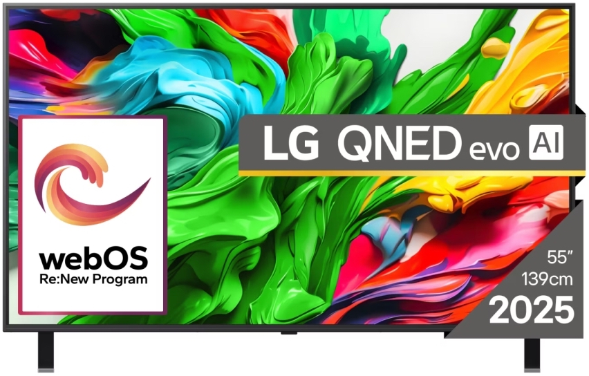 Smart TV LG - 55QNED85A3C, 55'', QNED, 4K, 120Hz, negru