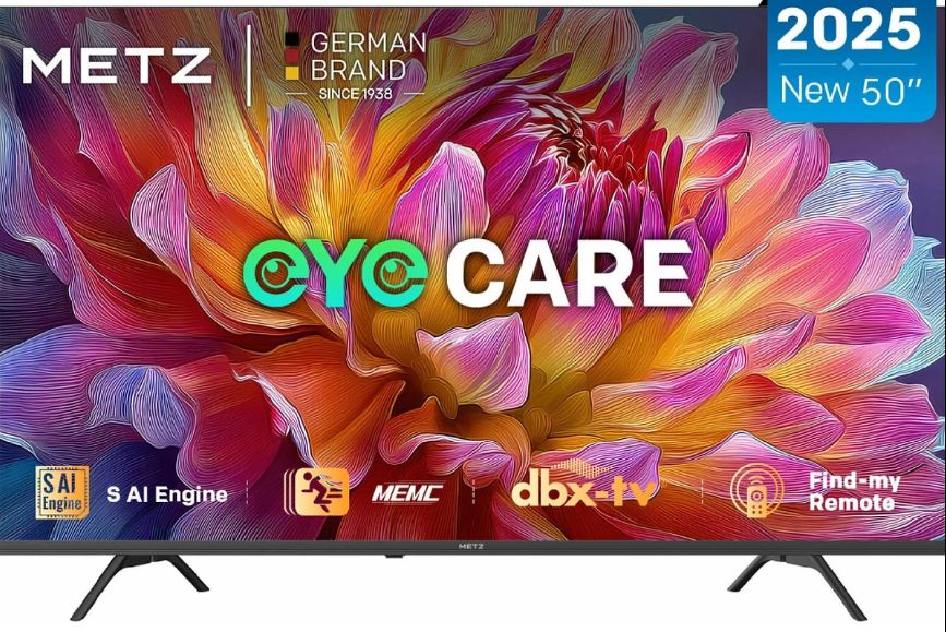 Televizor smart METZ - 50MUF7000Z, 50'', 4K Ultra HD, DirectLED, HDR10, Dolby Audio-Vision, Google TV, negru