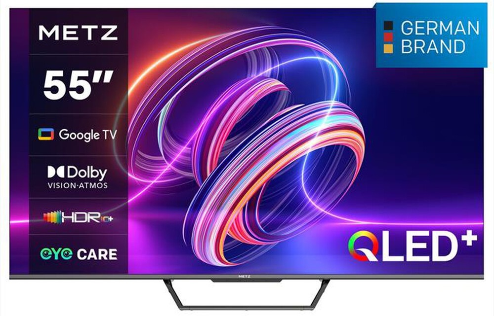 Televizor smart METZ - 55MQD7500Z, 55'', QLED Smart TV, UHD, negru