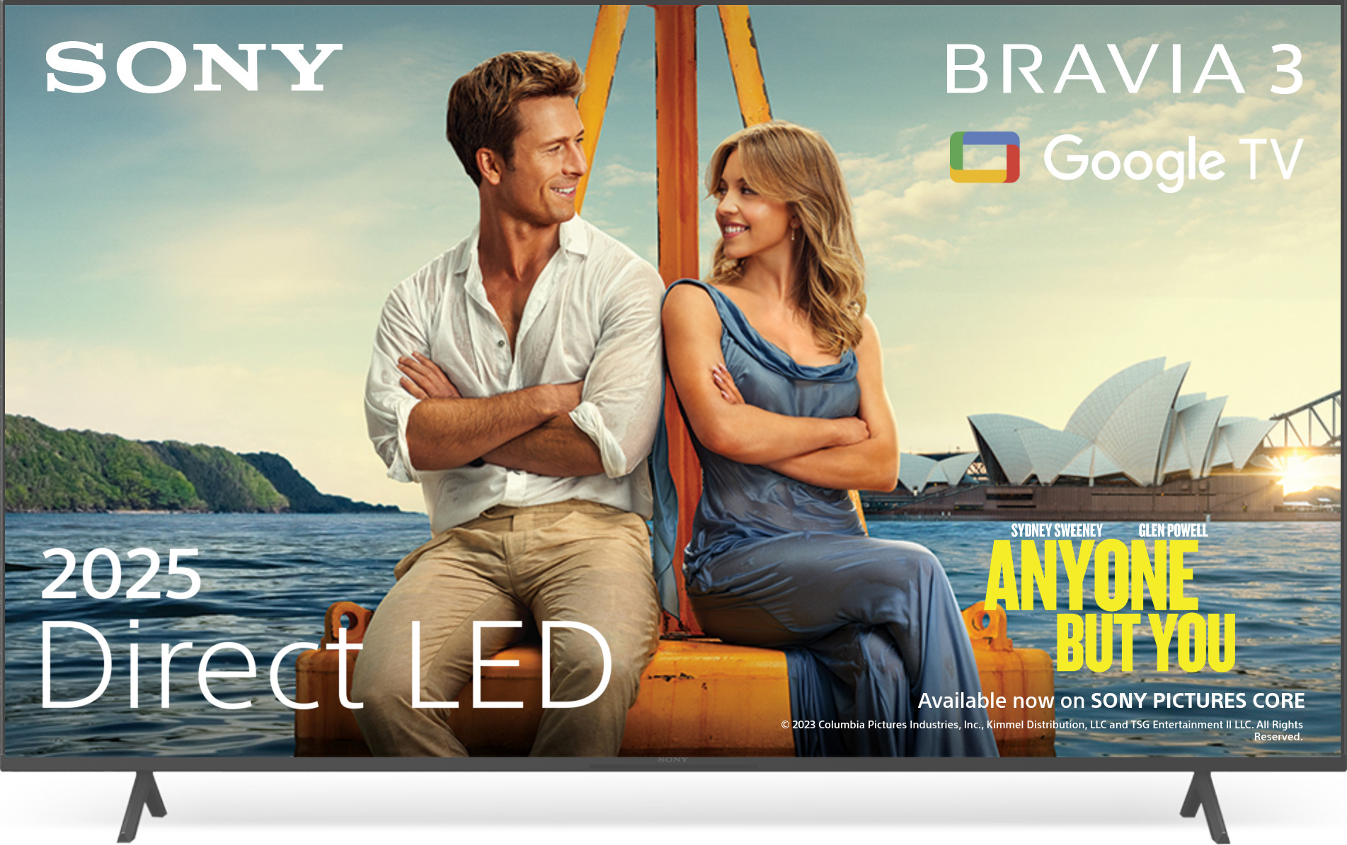 Smart TV Sony - BRAVIA 3 K43S35BP.CEI, 43'', DLED, 4K, negru