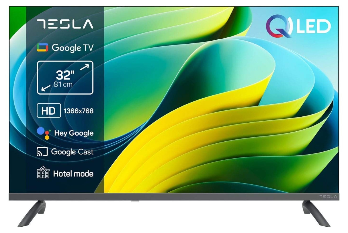 Televizor smart Tesla – Q32E665GHS, 32'', QLED, HD Ready, gri