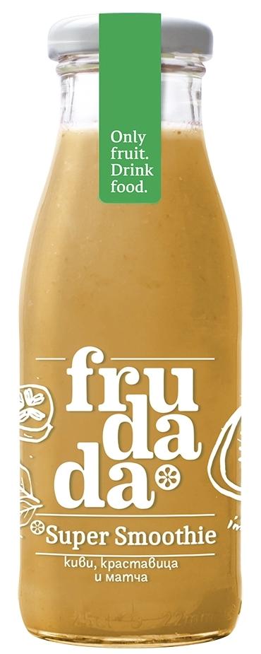 Smoothie, kiwi, castravete și matcha, 250 ml, Frudada