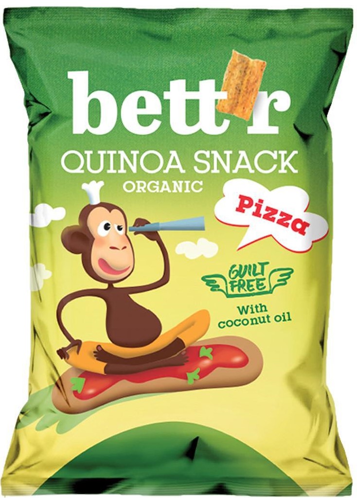 Gustări de quinoa cu pizza, 50 g, Bett'r