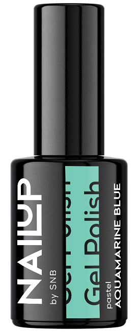 SNB Professional NailUP Oja cu gel, Albastru acvamarin, 6 ml
