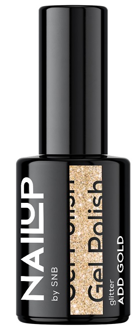 SNB Professional NailUP Oja cu gel, Adaugă aur, 6 ml