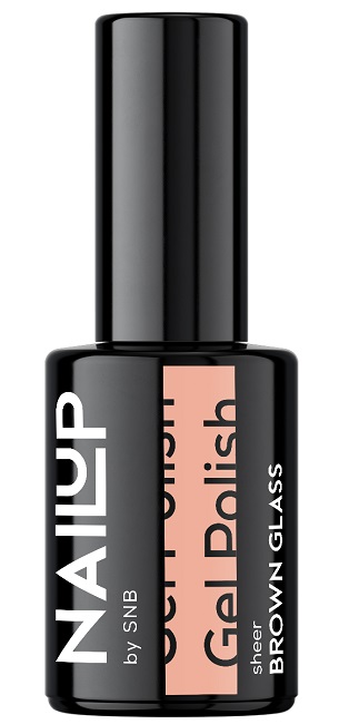 SNB Professional NailUP Oja cu gel, Sticlă maronie, 6 ml