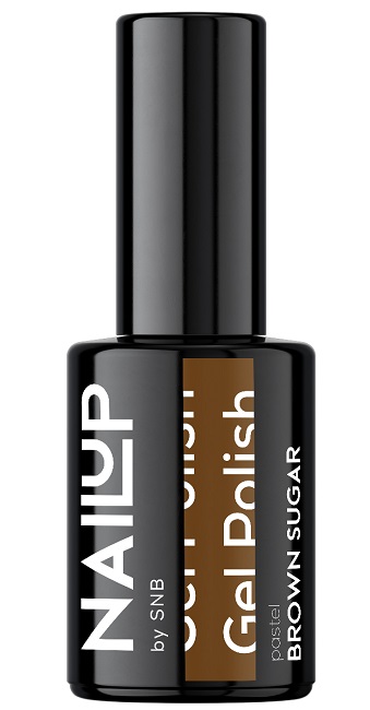 SNB Professional NailUP Oja cu gel, Zahăr brun, 6 ml