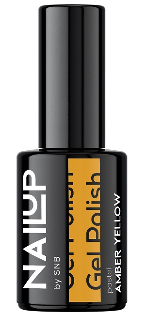 SNB Professional NailUP Oja cu gel, Galben chihlimbar, 6 ml