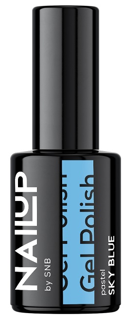 SNB Professional NailUP Oja cu gel, Albastru ceresc, 6 ml