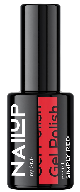 SNB Professional NailUP Oja cu gel , Doar roșu, 6 ml