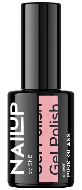 SNB Professional NailUP Oja cu gel ,Sticlă roz, 6 ml