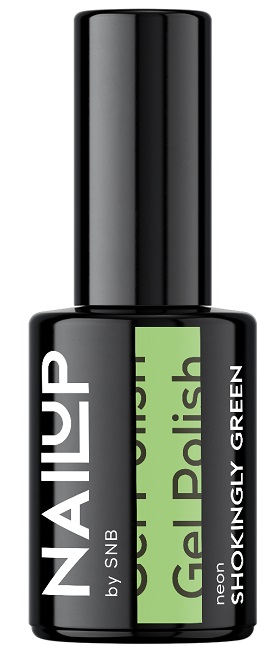SNB Professional NailUP Oja cu gel , Verde șocant, 6 ml