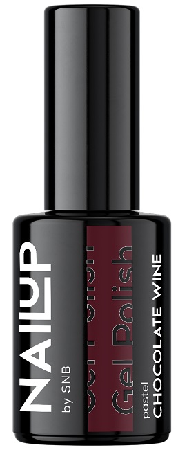 SNB Professional NailUP Ojă cu gel, vin de ciocolată, 6 ml