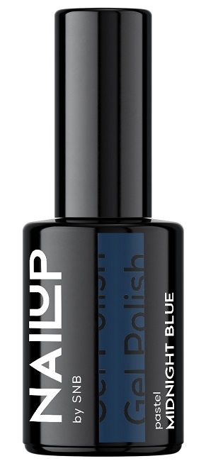 SNB Professional NailUP Oja cu gel , Albastru miezul nopții, 6 ml