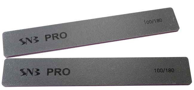 SNB Professional Pilă de unghii lată, 100-180 grit, sustenabil