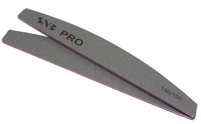 SNB Professional Pilă subțire pentru unghii, punte de unghii , 150/150 grit, sustenabil