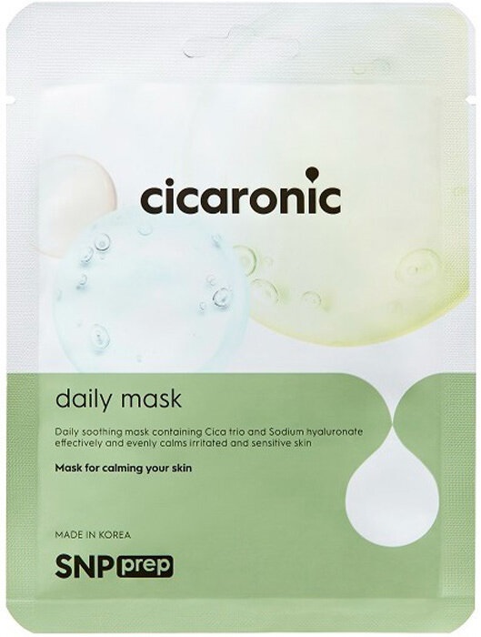 SNP Prep Mască de față folie Cicaronic, 25 ml