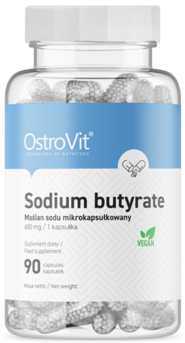 Sodium butyrate, 600 mg, 90 capsule, OstroVit