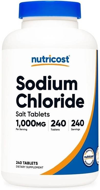 Sodium Chloride, 1000 mg, 240 tablete, Nutricost