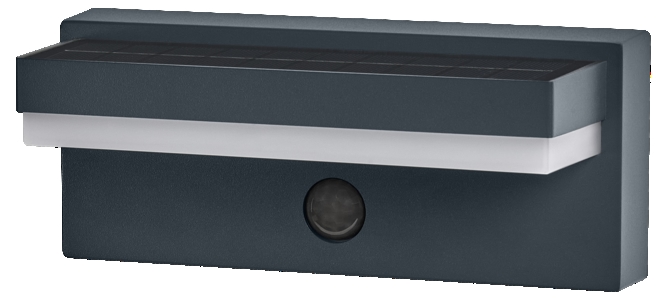Aplică solară pentru fațadă Osram - Endura Style, 2.5W, IP54, gri închis
