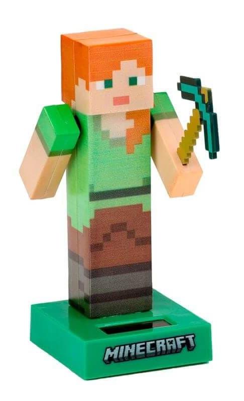 Figurină solară Out of the Blue - Minecraft, Alex
