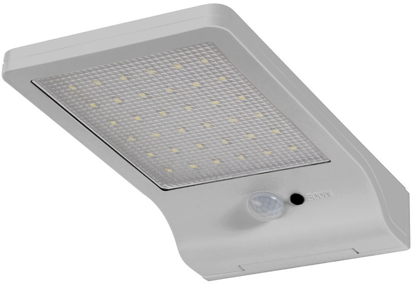 Lampă LED solară Osram - Pentru ușă, 4000K, 3W, IP44, argintie