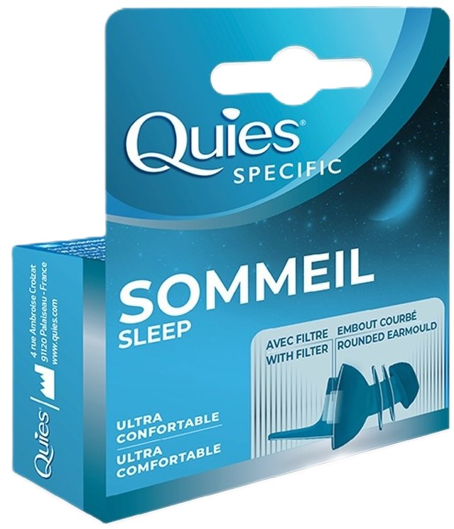 Sommeil Sleep Dopuri de urechi din silicon, cu filtru, 24 dB, 1 pereche, Quies