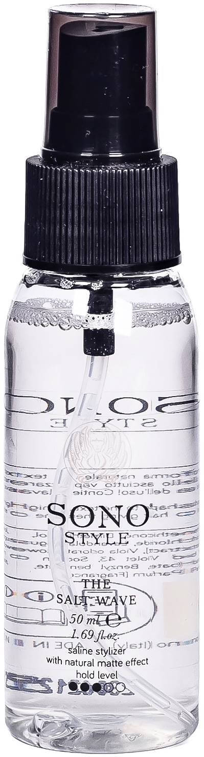 Sono Style Spray de coafat cu apă sărată The Salt Wave, 50 ml
