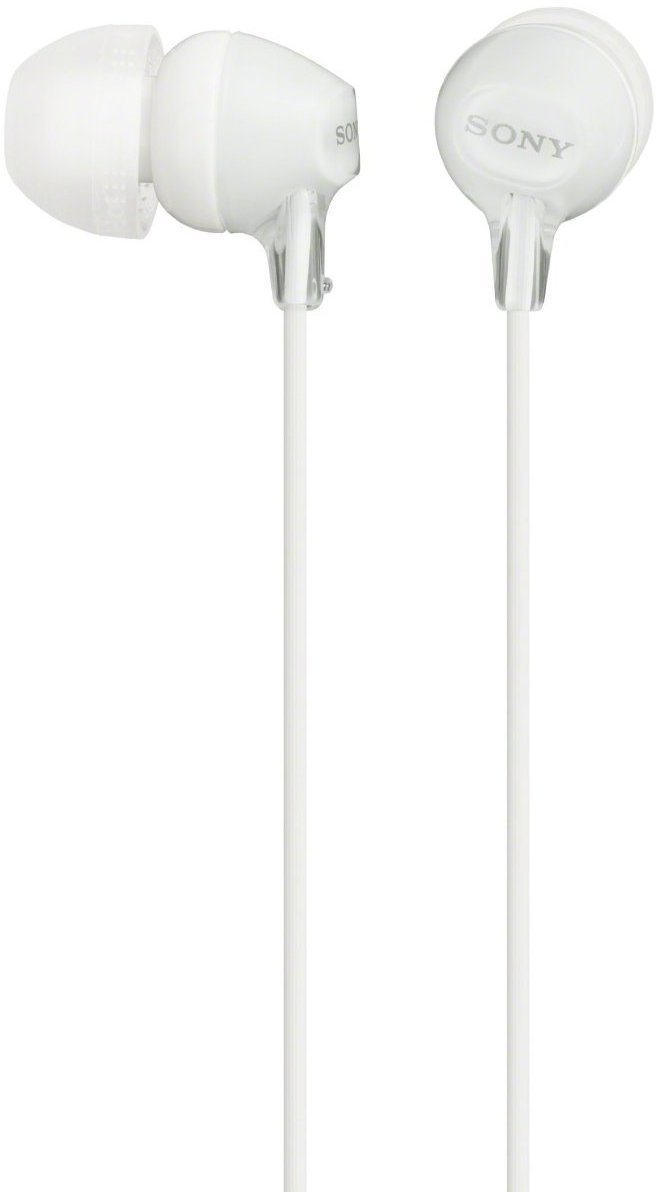 Casti Sony - MDR-EX15LP, albe