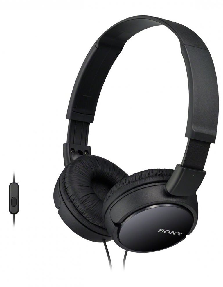 Căști cu microfon Sony MDR-ZX110AP - negre