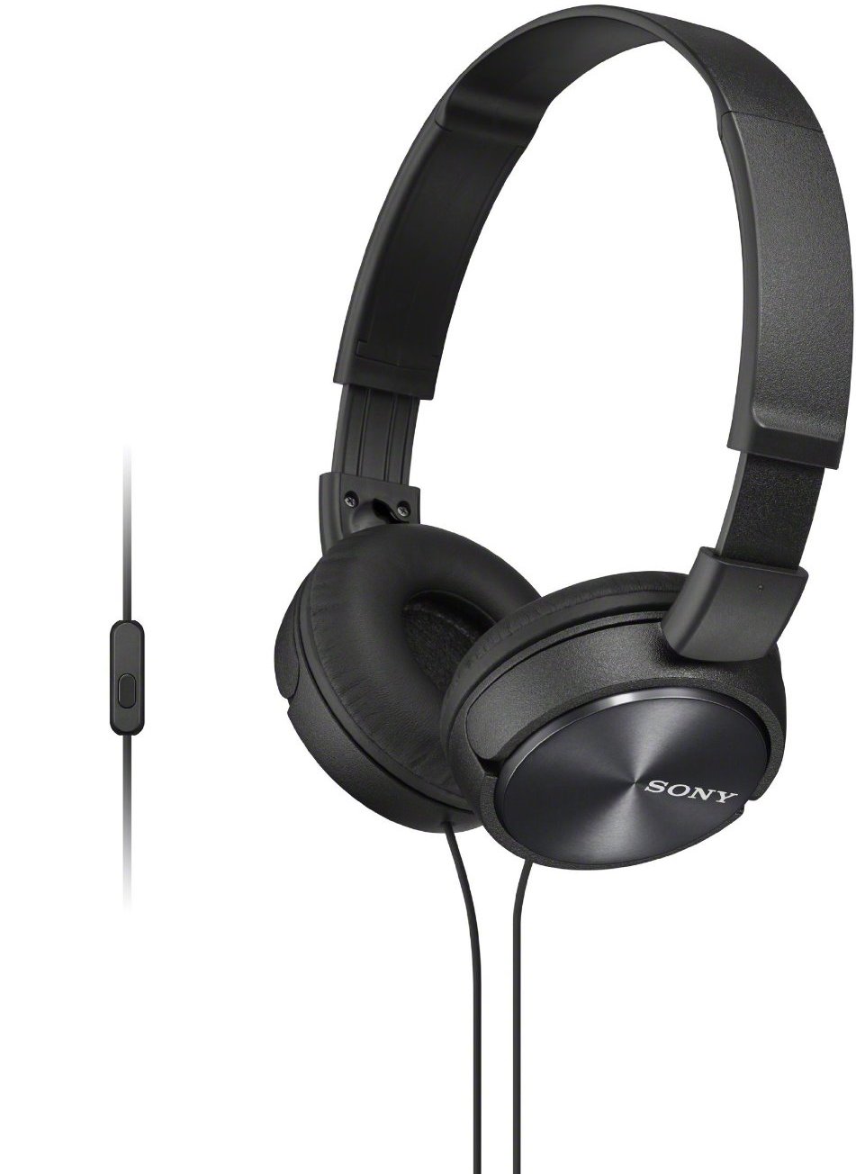 Căști cu microfon Sony - MDR-ZX310AP, negre