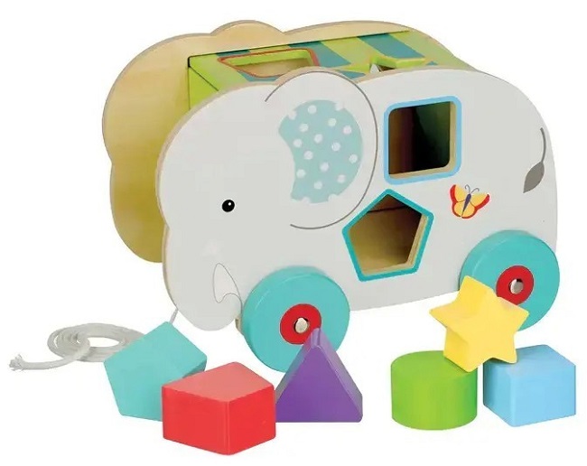 Sortator pentru trăgători Orange Tree Toys - Animalele Junglei, Elefant