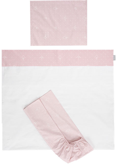 Set de pat Lorelli - Tiny Dream Trio, 70 x 140 cm, roz